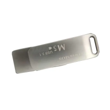 TwinMOS M3 64GB USB 3.1 Gen 1 Metal body Silver Pen Drive